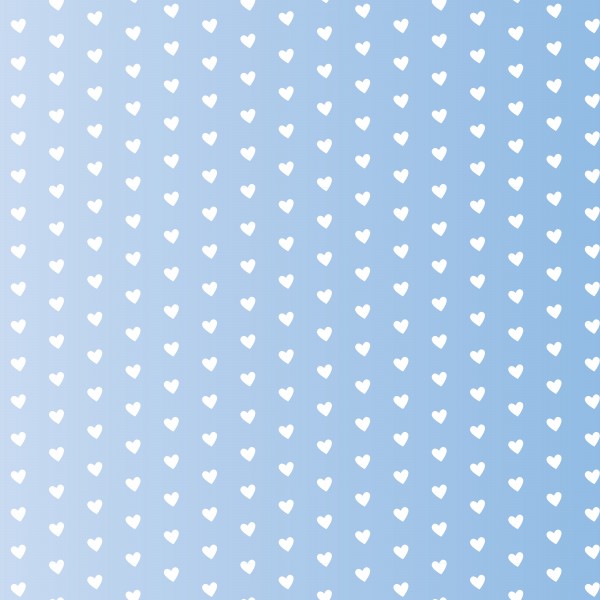 Spring Blue Heart Shape Pattern Digital Download